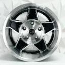RIN 15X10 5-127 R1 SPORT L55542A BLACK MACHINE FACE MACHINE LIP ET-44 CB83