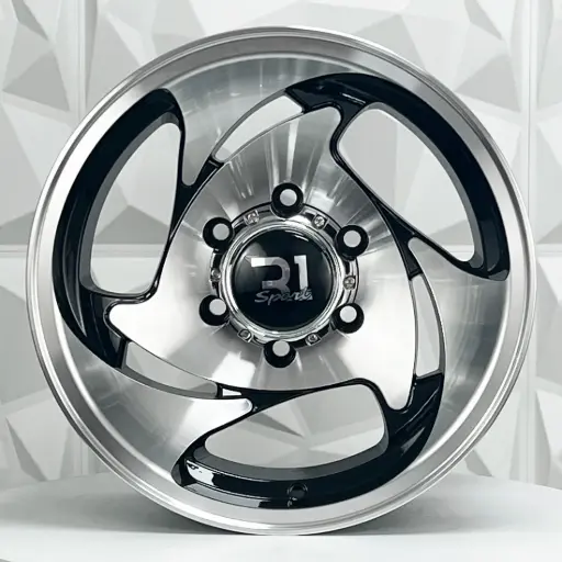 [156761] RIN 15X8 6-139.7 R1 SPORT 1070 BLACK MACHINE FACE MACHINE LIP ET-15 CB106